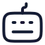 Keyboard icon with stroke rounded style