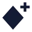 Keyframeadd icon with solid sharp style