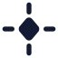 Keyframealigncenter icon with solid standard style