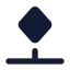 Keyframebottom icon with solid standard style