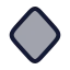 Keyframe icon with duotone rounded style