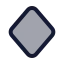 Keyframe icon with duotone standard style