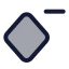 Keyframeremove icon with duotone standard style