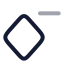 Keyframeremove icon with twotone rounded style