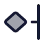 Keyframeright icon with duotone standard style