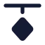 Keyframetop icon with solid standard style