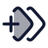 Keyframes Double Add icon preview