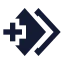 Keyframesdoubleadd icon with solid sharp style