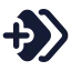 Keyframesdoubleadd icon with solid standard style