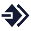 Keyframesdoubleremove icon with solid sharp style