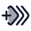 Keyframesmultipleadd icon with duotone rounded style