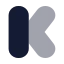 Kickstarter icon with bulk rounded style