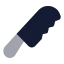 Knifebread icon with bulk rounded style