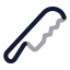 Knifebread icon with twotone rounded style
