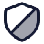 Knightshield icon with duotone rounded style