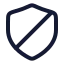 Knightshield icon with stroke rounded style