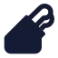 Knives icon with solid standard style