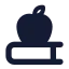 Knowledge icon with solid standard style