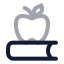 Knowledge icon with twotone rounded style