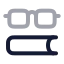Knowledge icon with twotone rounded style