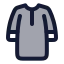 Kurta icon with duotone rounded style