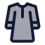 Kurta icon with duotone standard style