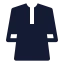 Kurta icon with solid sharp style