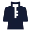 Kurta icon with solid sharp style