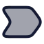 Labelimportant icon with duotone rounded style