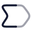 Labelimportant icon with twotone rounded style