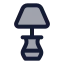 Lamp icon with duotone standard style