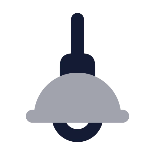 Lamp Ceiling Icon in Bulk Rounded style