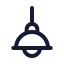 Lampceiling icon with stroke standard style
