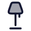 Lampfloor icon with duotone rounded style
