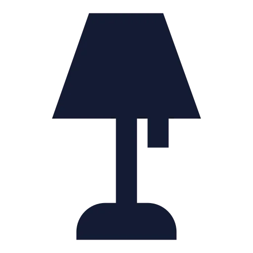 Lamp Floor Icon in Solid Sharp style