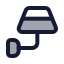 Lampwallup icon with duotone standard style