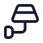 Lampwallup icon with stroke standard style