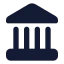 Landmark icon with solid standard style