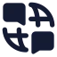 Languageskill icon with solid standard style