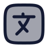 Language Square icon preview