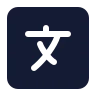 Language Square icon preview