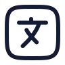 Language Square icon preview