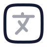 Language Square icon preview