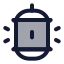 Lantern icon with duotone standard style