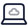 Laptop Cloud icon preview