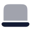 Laptopminimal icon with bulk rounded style