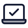 Laptop Minimal Check icon preview