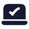 Laptop Minimal Check icon preview