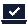 Laptop Minimal Check icon preview