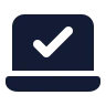 Laptop Minimal Check icon preview